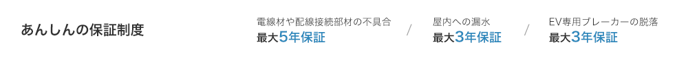 あんしんの保証制度